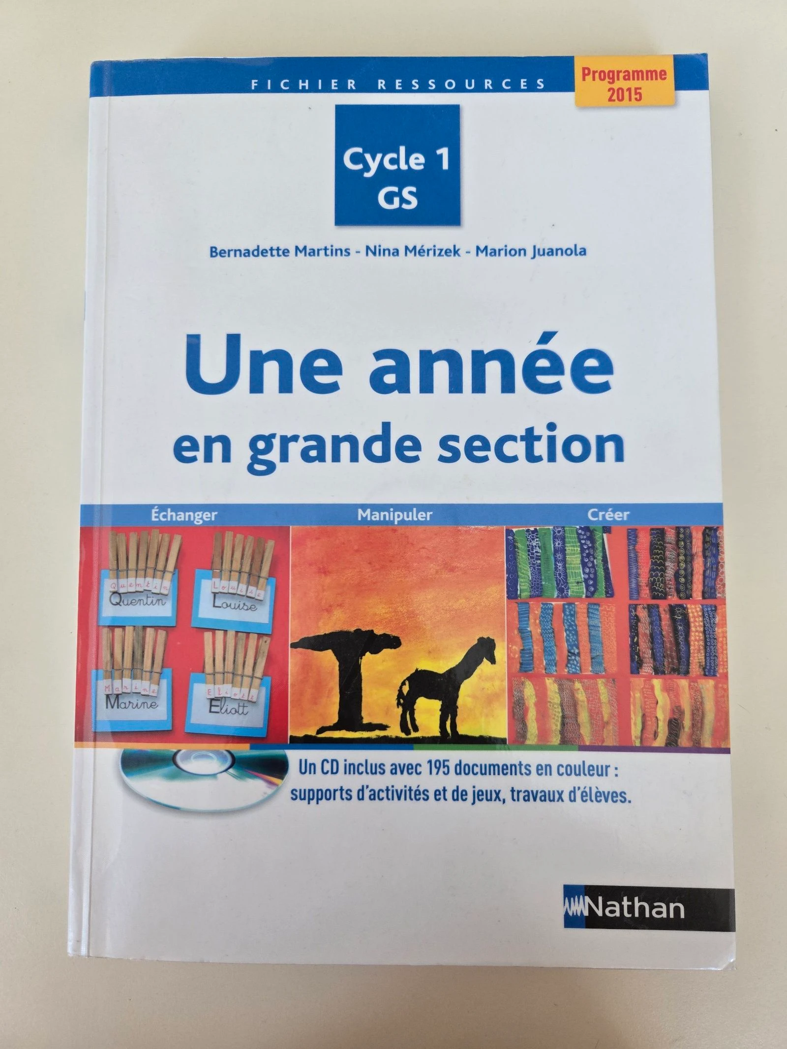 Une année en grande section Nathan